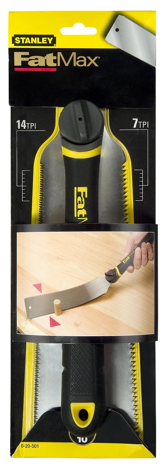 Stanley Japanse Zaag Fijn/Grof 600mm 3 Stanley Japanse Zaag Fijn/Grof 600mm - Afbeelding 3