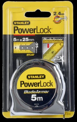 Stanley Rolbandmaat Powerlock Blade Armor - 5 Meter -ToolMania Verkoop 0 33 514 P1