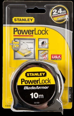 Stanley Rolbandmaat Powerlock Blade Armor - 10 Meter 9 Stanley Rolbandmaat Powerlock Blade Armor - 10 Meter -ToolMania Verkoop 0 33 532 P1
