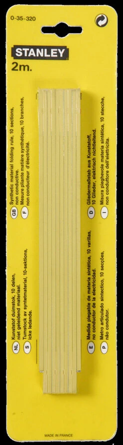 Stanley Duimstok Glasfiber 2 Meter 5 Stanley Duimstok Glasfiber 2 Meter -ToolMania Verkoop 0 35 320 P1