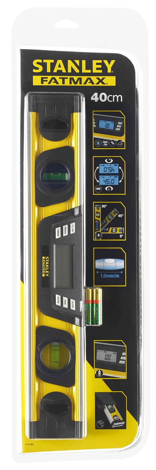 Stanley FatMax Digitale Waterpas - 400 Mm 6 Stanley FatMax Digitale Waterpas - 400 Mm - Afbeelding 6