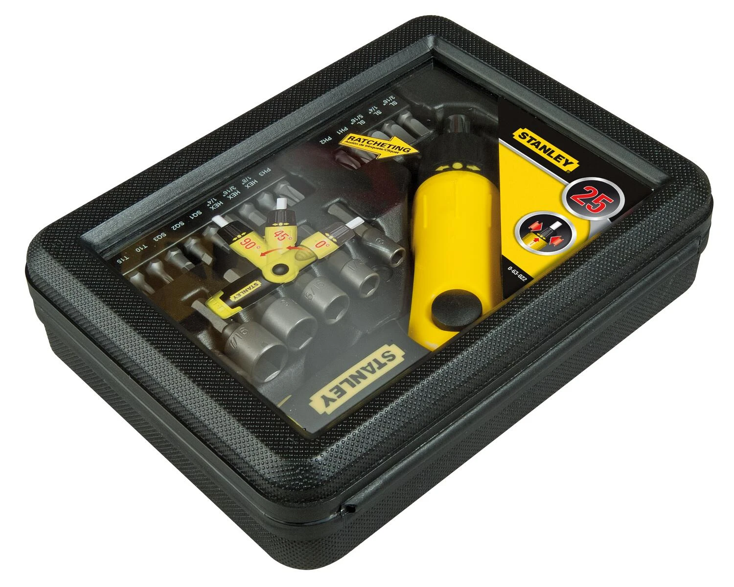 Stanley 25-Delige Pistoolgreep Ratel-Bit-Set 2 Stanley 25-Delige Pistoolgreep Ratel-Bit-Set - Afbeelding 2