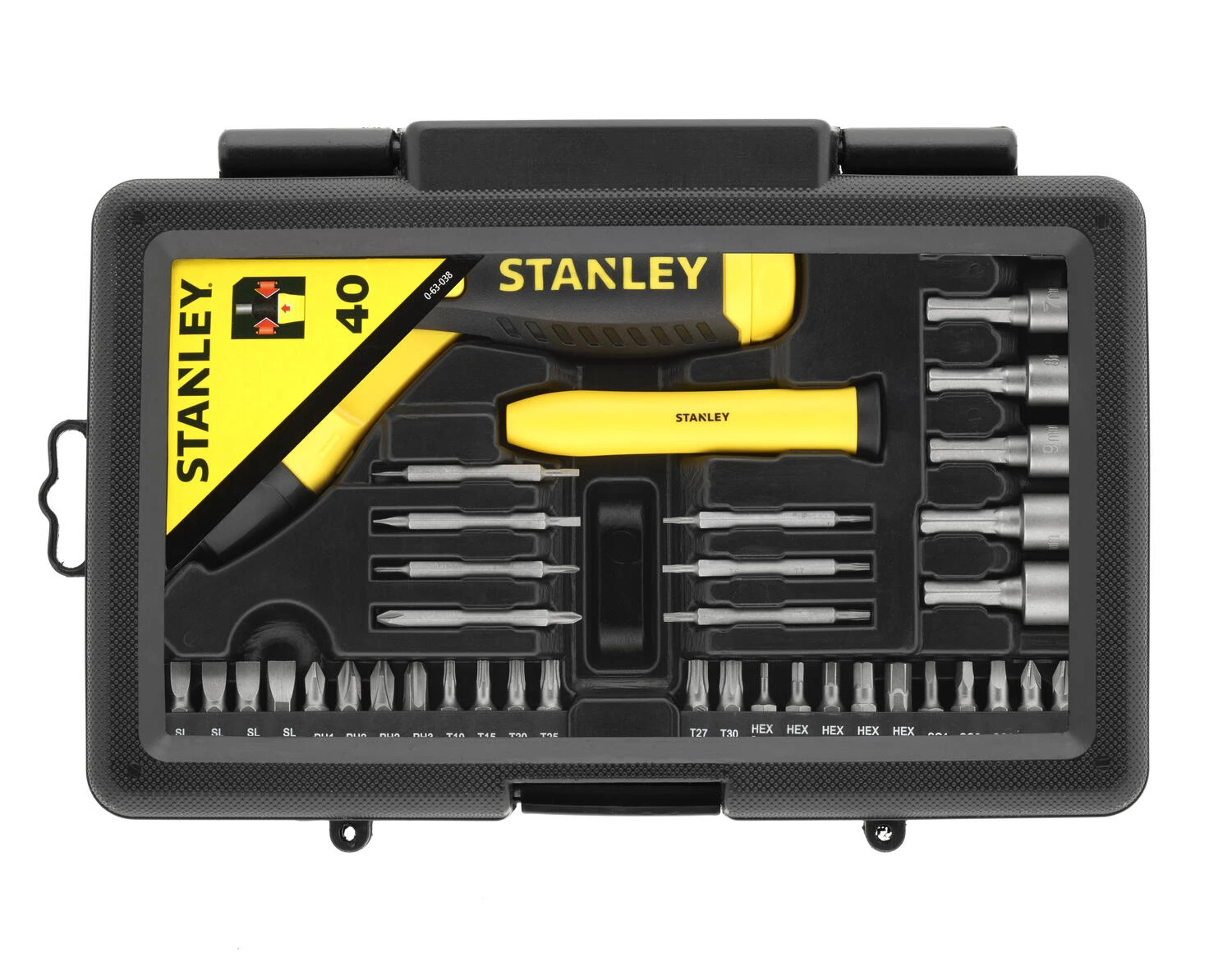 Stanley 40-Delige Pistoolgreep Ratel-Bit-Set 1 Stanley 40-Delige Pistoolgreep Ratel-Bit-Set