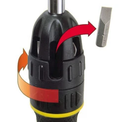 Stanley Multibit Schroevendraaier Met Ratel -ToolMania Verkoop 0 68 010 F1