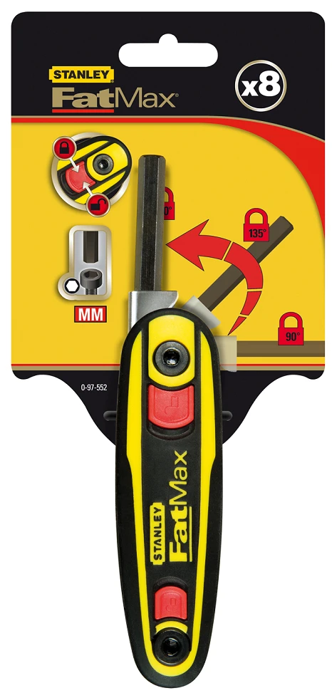 Stanley Vergrendelbare Stiftsleutelset 1.5,2,2.5,3,4,5,6,8mm 3 Stanley Vergrendelbare Stiftsleutelset 1.5,2,2.5,3,4,5,6,8mm - Afbeelding 3