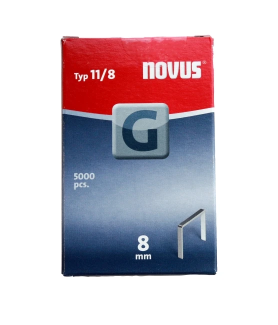 Novus Nieten Vlakdraad G 11/8 Mm - 5000 Stuks 1 Novus Nieten Vlakdraad G 11/8 Mm - 5000 Stuks