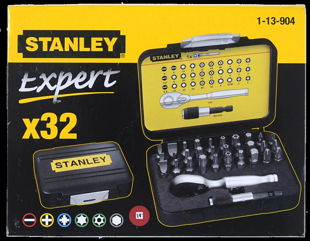 Stanley Bitset ExpertPro 1/4" (32 Delig) 3 Stanley Bitset ExpertPro 1/4" (32 Delig) - Afbeelding 3