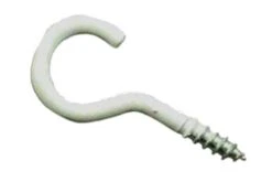 Gebu Schroefhaak Verzinkt Wit 20 Mm - 100 Stuks