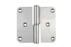 Kogelpaumelle Qlinq RVS Rond Links - 89x89mm