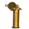 Deurspion / 200° / Ø 16 Mm / Deurdikte 35-60 Mm / Incl. Afsluitklepje / Massief Messing Gepolijst