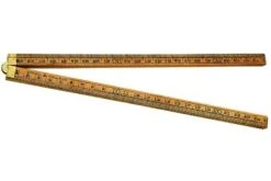 Schuil Duimstok Palmhout 1 Meter