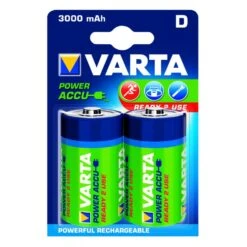 Varta Oplaadbare Batterij D 3000 MAh 2 Stuks