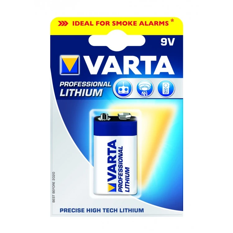 Varta Lithium Blokbatterij Professional 9 Volt 1 Varta Lithium Blokbatterij Professional 9 Volt