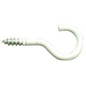 Gebu Schroefhaak Verzinkt Wit 60 Mm - 100 Stuks 1 Gebu Schroefhaak Verzinkt Wit 60 Mm - 100 Stuks