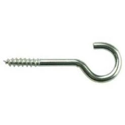 Gebu Schroefhaak Glansverzinkt Kleine Haak 60 Mm - 100 Stuks