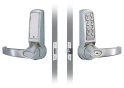 DX Codelocks Codeslot Elektronisch Zamac RVS Met Nachtschoot & Vastzetter