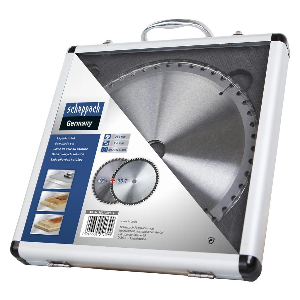 Scheppach Zaagbladenset Ø254 Mm 2 Scheppach Zaagbladenset Ø254 Mm - Afbeelding 2