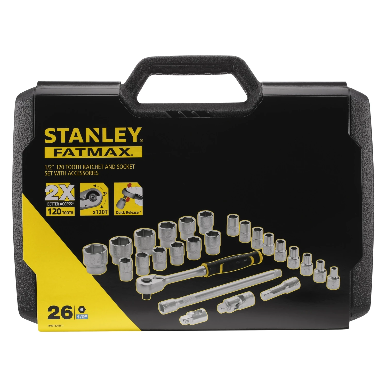 Stanley FatMax Dopsleutelset 1/2" (26 Delig) 12 Stanley FatMax Dopsleutelset 1/2" (26 Delig) - Afbeelding 12