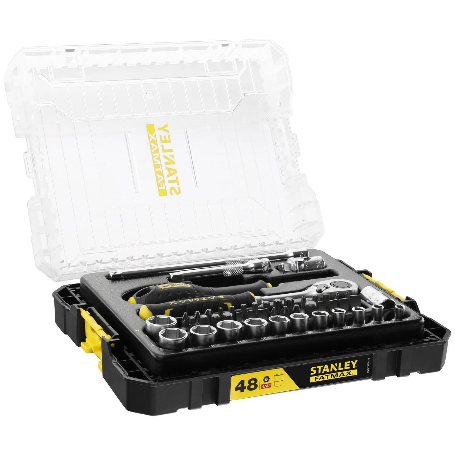 Stanley FatMax 1/4" Dopsleutelset (48 Delig) 3 Stanley FatMax 1/4" Dopsleutelset (48 Delig) - Afbeelding 3
