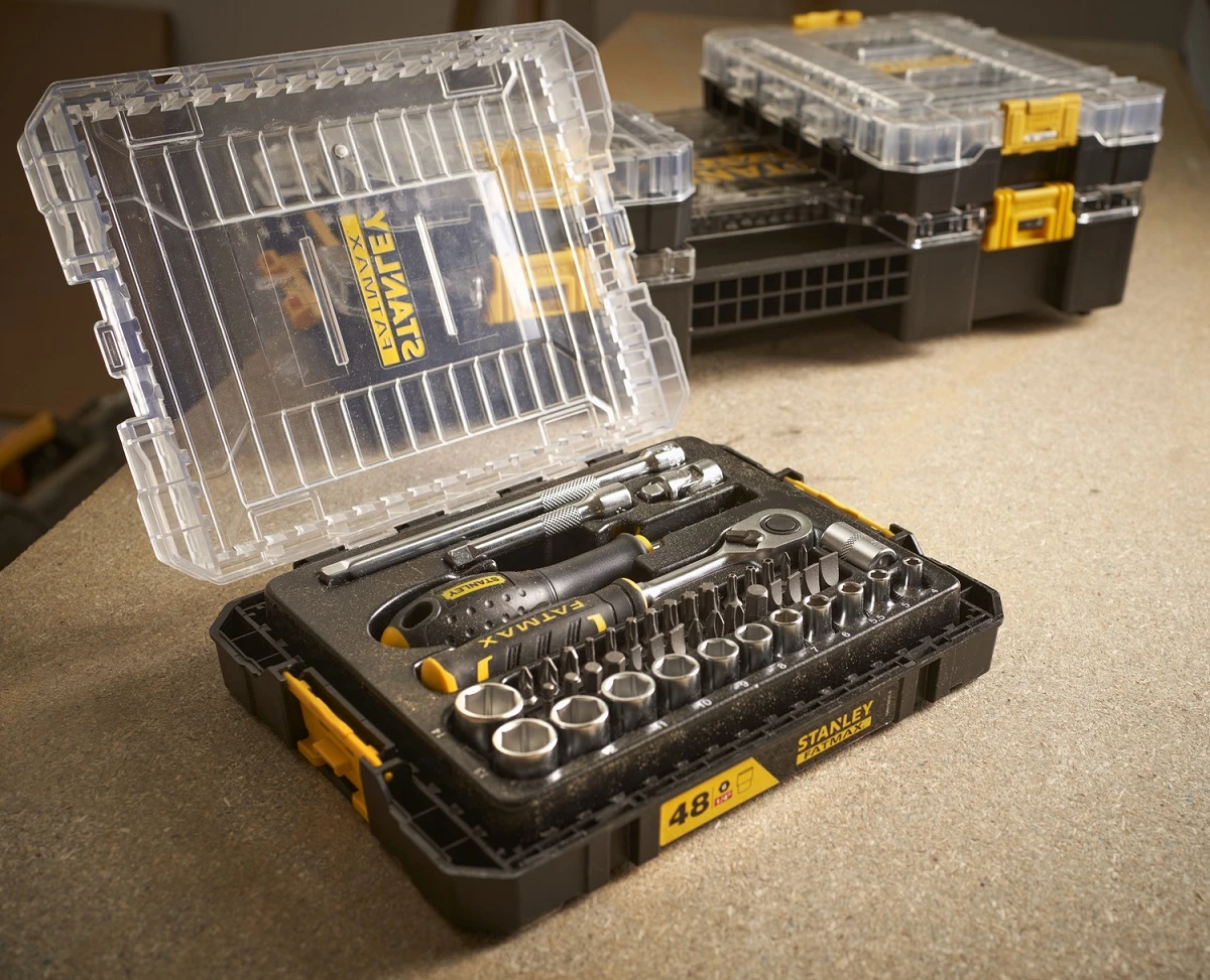 Stanley FatMax 1/4" Dopsleutelset (48 Delig) 9 Stanley FatMax 1/4" Dopsleutelset (48 Delig) - Afbeelding 9
