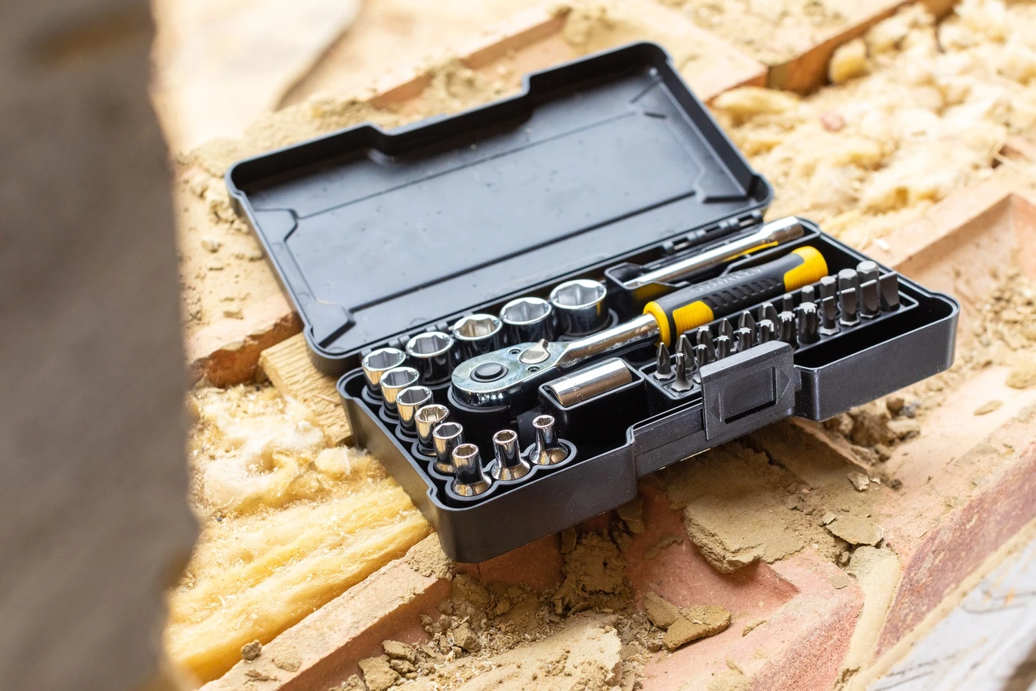 Stanley Dopsleutelset 1/4" 37 Delig 3 Stanley Dopsleutelset 1/4" 37 Delig - Afbeelding 3