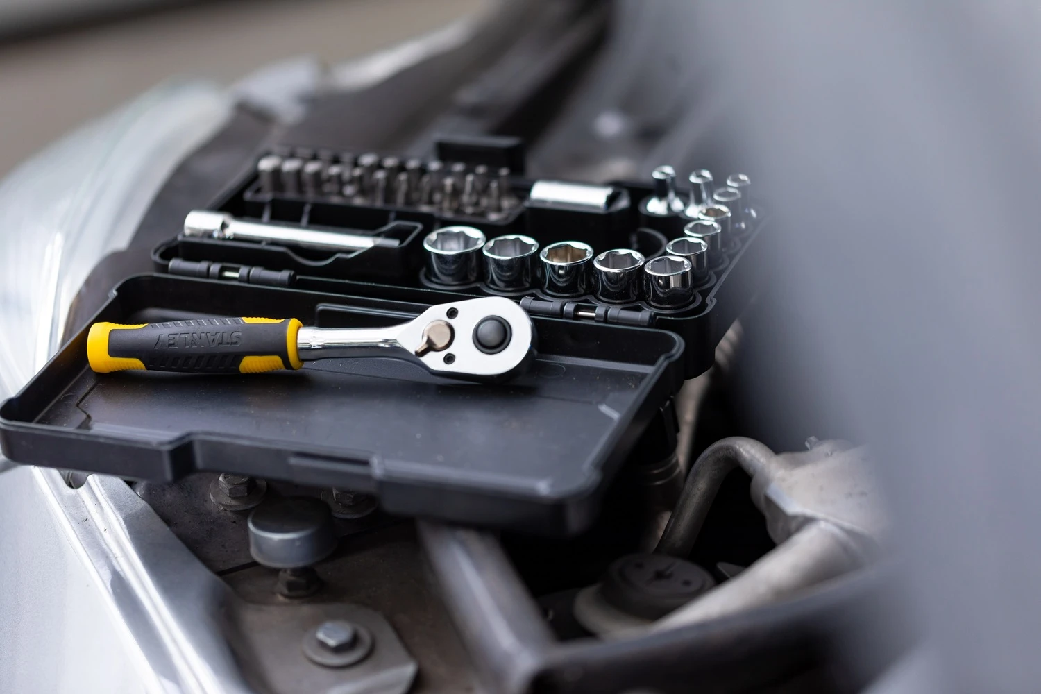 Stanley Dopsleutelset 1/4" 37 Delig 7 Stanley Dopsleutelset 1/4" 37 Delig - Afbeelding 7