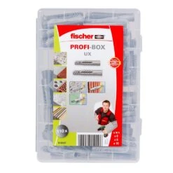 Fischer Pluggenset Box Met UXR 6-8 / UX 6-8-10 Pluggen -ToolMania Verkoop fischer pluggen universeeplug box 2 1