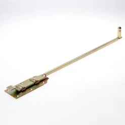 Waelbers Rolstaartschuif Met Bocht Geel Verzinkt 800 Mm